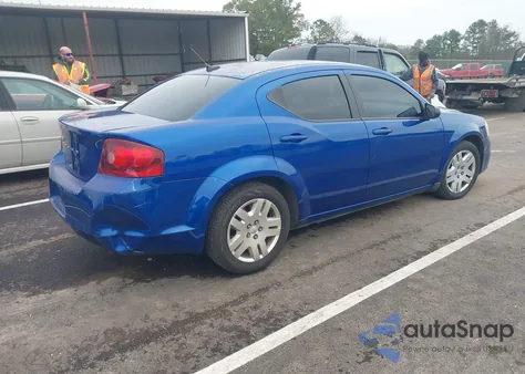 2013 Dodge Avenger Se V6 z USA, uszkodzony, nr VIN 1C3CDZAG1DN771842